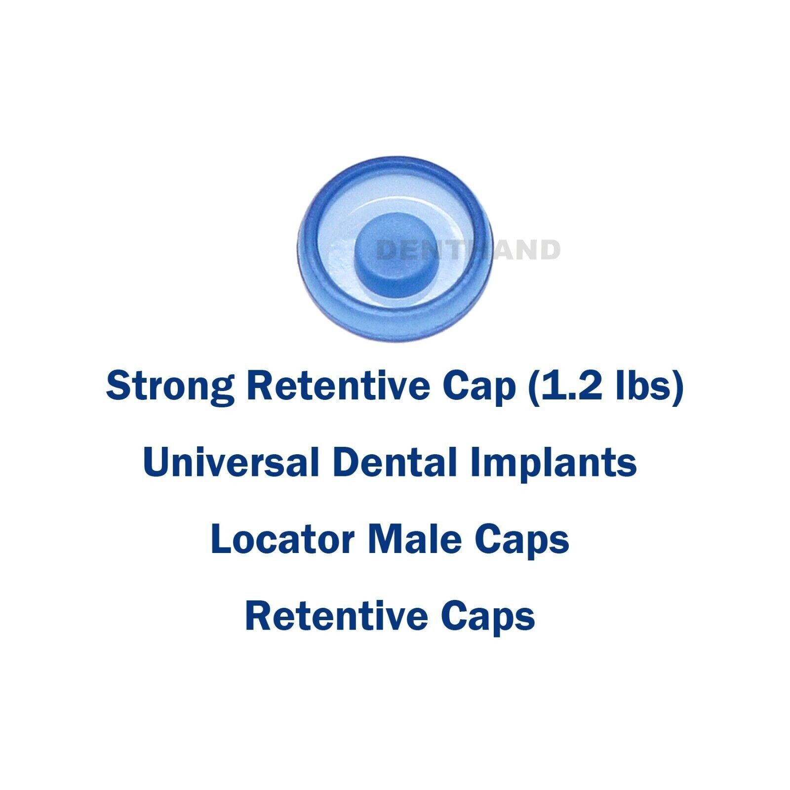 Dental Overdenture Abutment 5.0mm & Implant Retention Caps Tool fit Straumann RC
