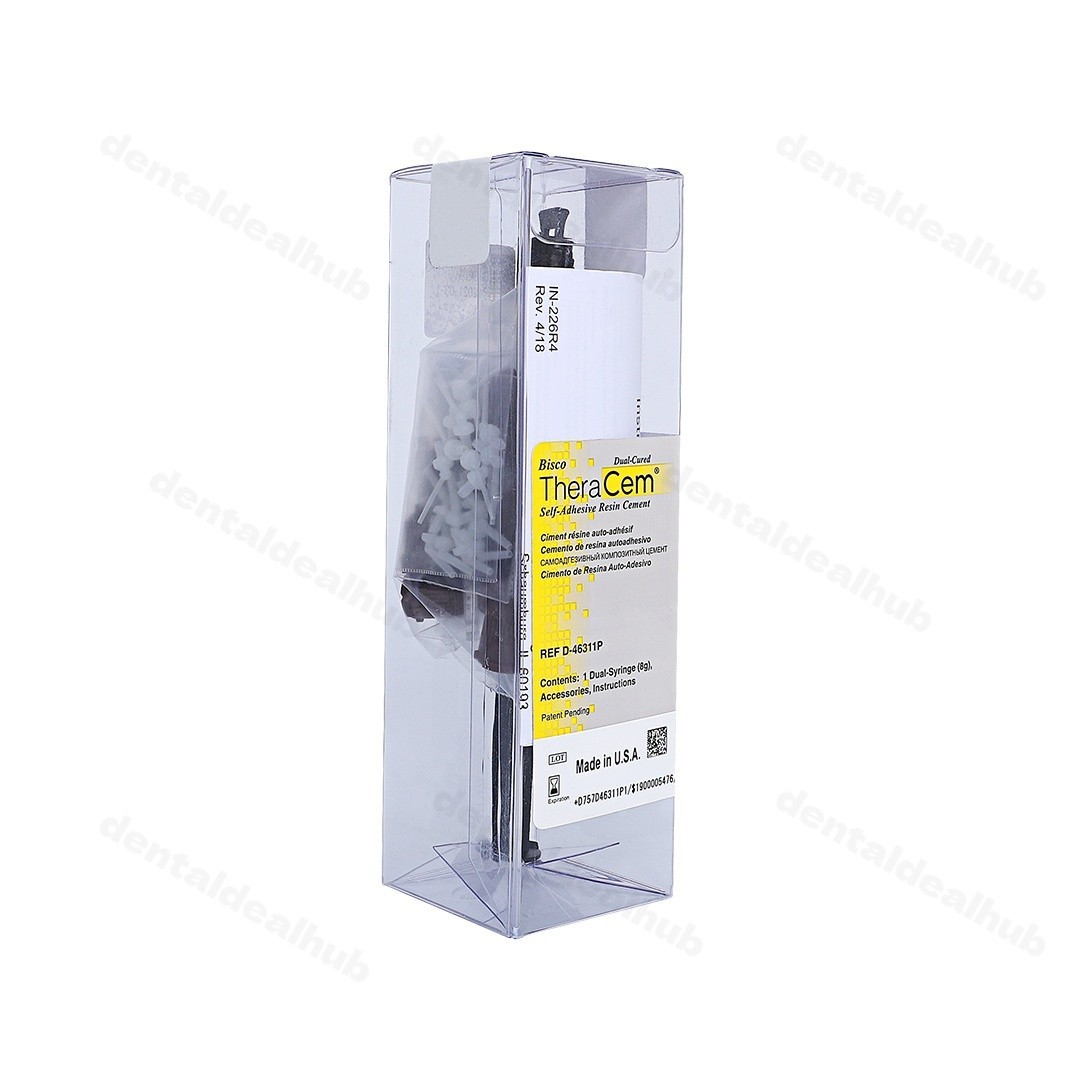 BISCO TheraCem Self-Adhesive Resin Cement 8g Dual-Cure Alkaline Dental Luting