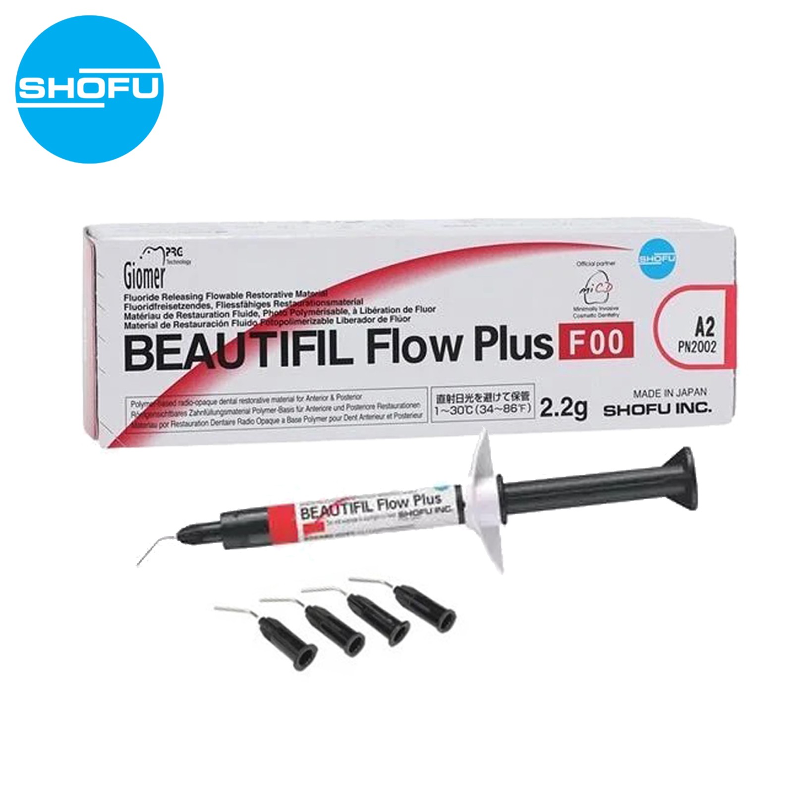 Shofu Beautifil Flow Plus F00 Zero Flow Syringe A2 (Free Ship)