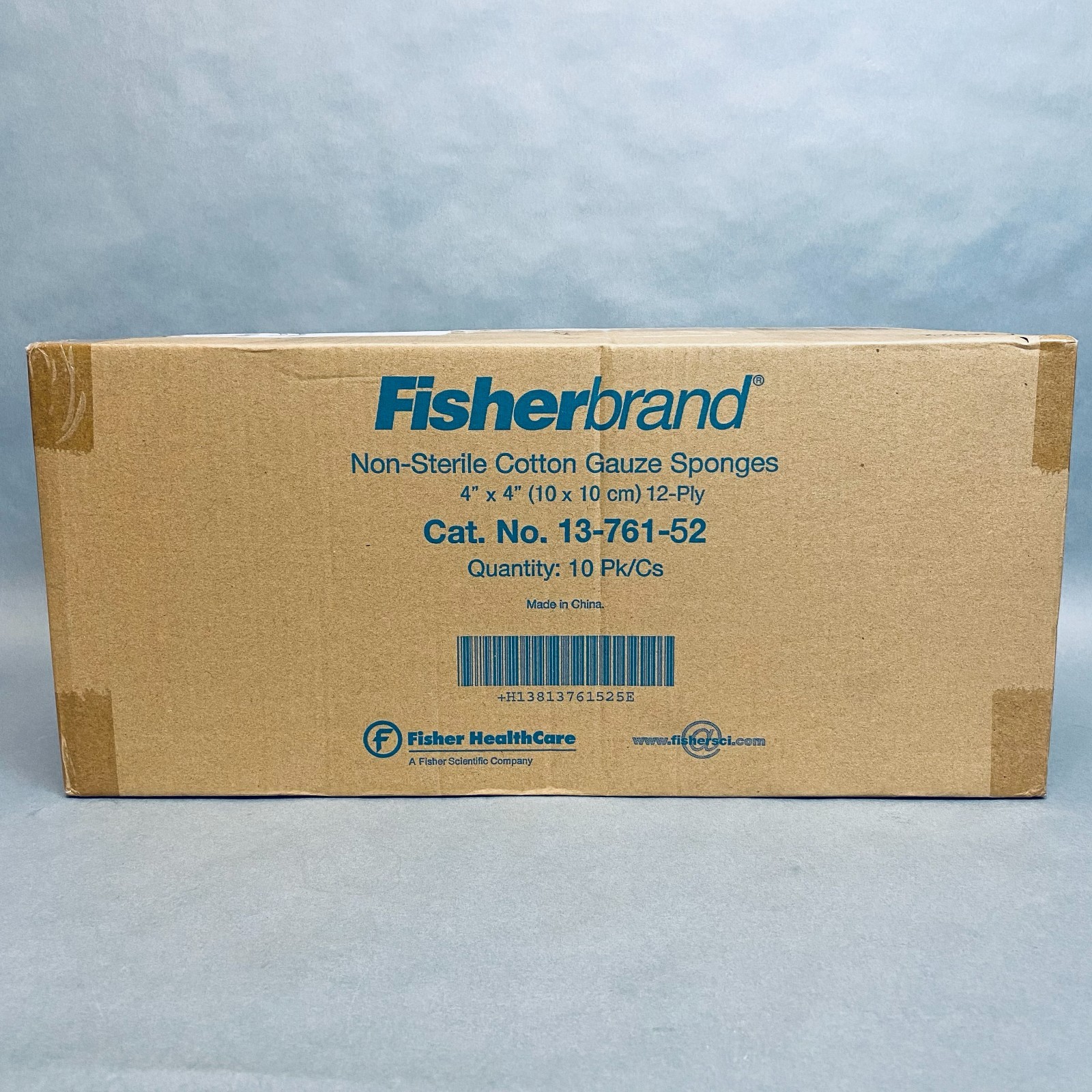 Fisherbrand Cotton Gauze Sponge 4 x 4 in. 12 Ply Case of 2000 Sponges