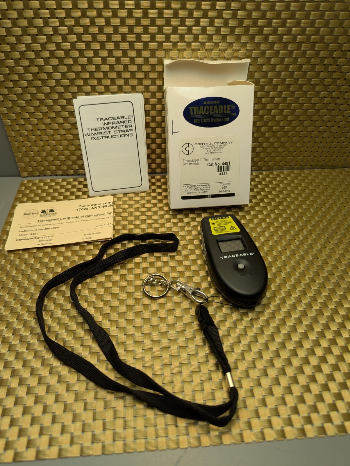 Traceable 4481 Infrared Thermometer with Wristband