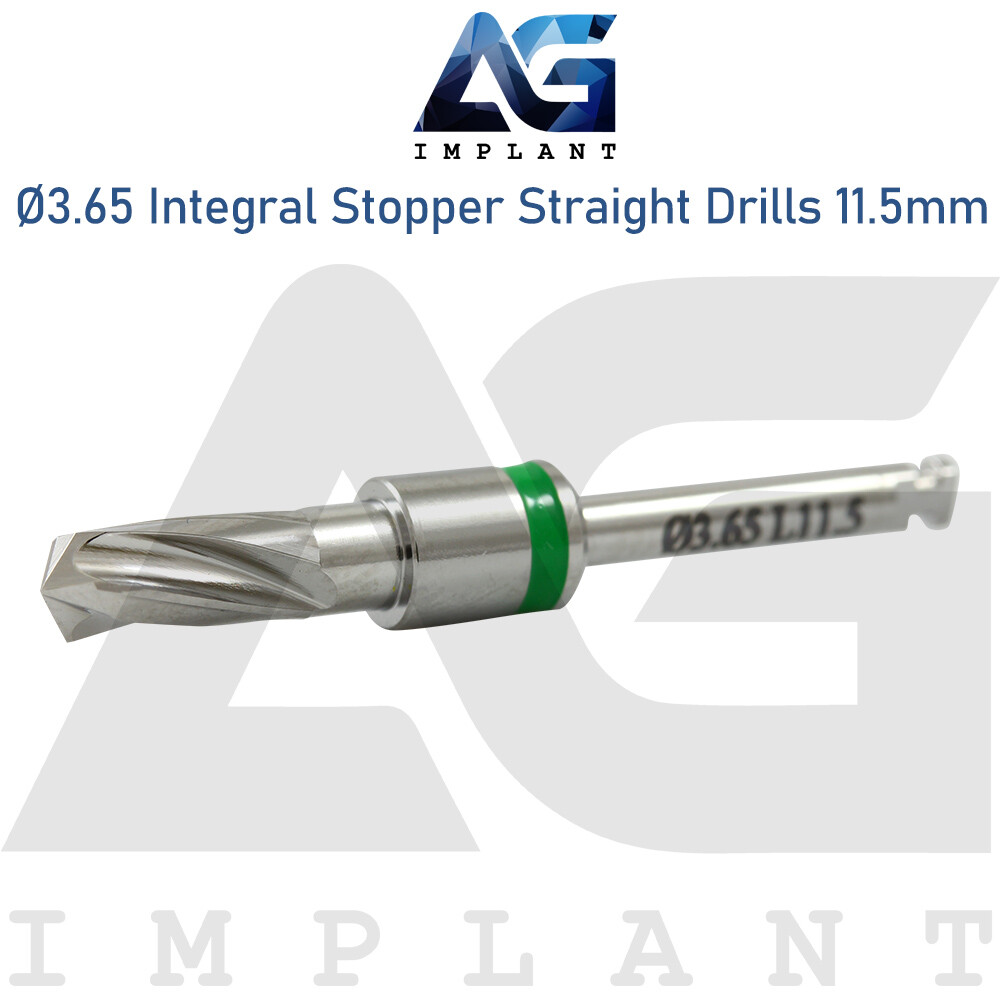 Ø3.65 Integral Stopper Straight Drill External Irrigation Dental Tool