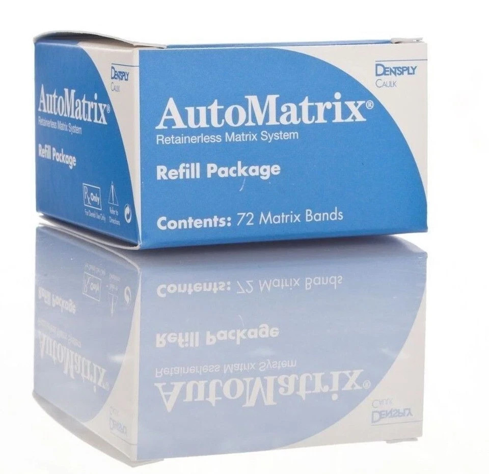 Dentsply AUTOMATRIX Retainerless Matrix System 72 Bands Pack # Medium REGULAR