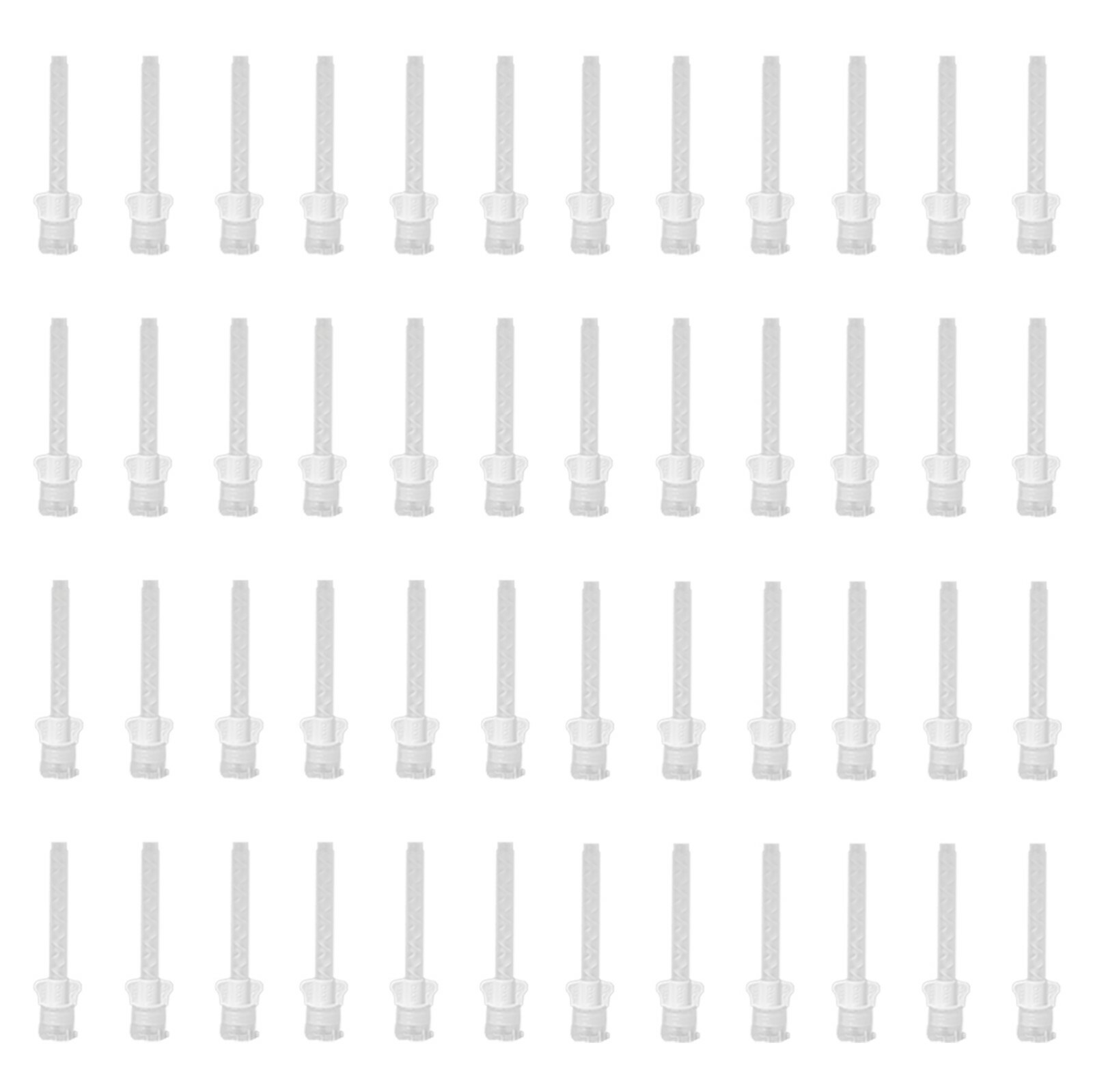 480pcs DX-Mixer Mixing Tips Dental Impression Heavy Body 6.5mm White Wing FDA
