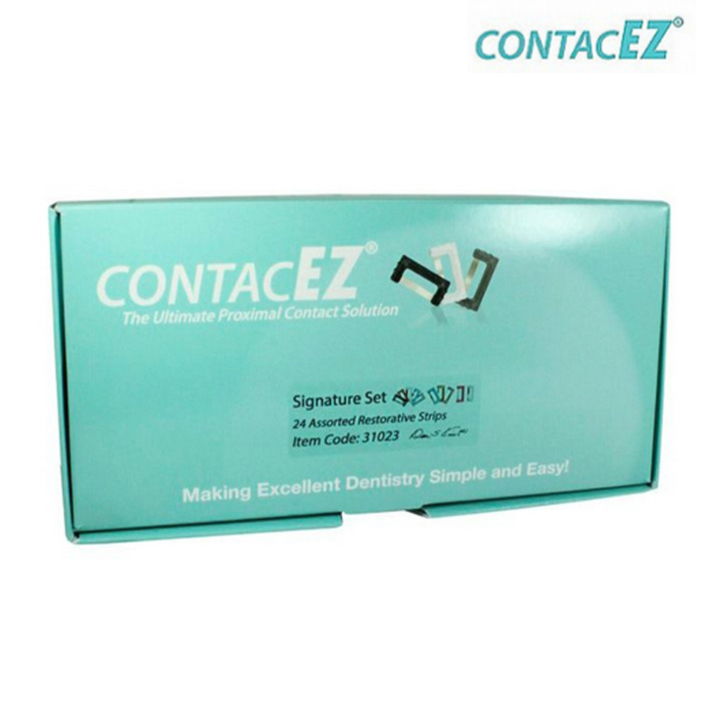 24pcs Dental ContacEZ Signature Set Assorted Restorative Strips Crowns