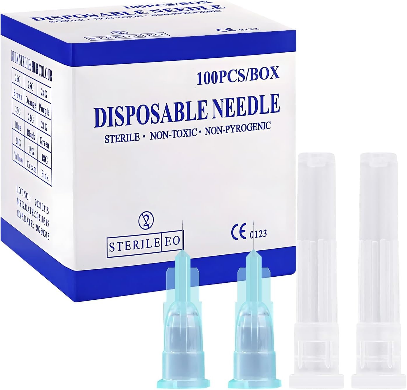 100pcs 32 Ga 4mm Syringe Set – Indispensable Lab Tools, Individually Sealed
