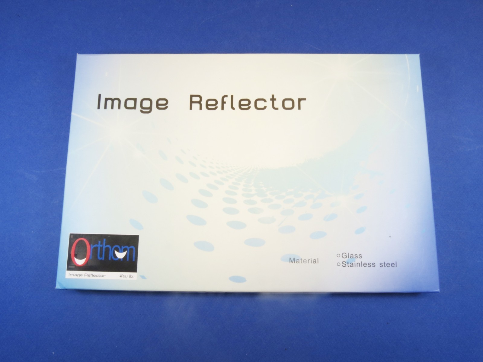 Dental Mirror Reflector Photographic Glass Kit /4 Pcs ORTHOM