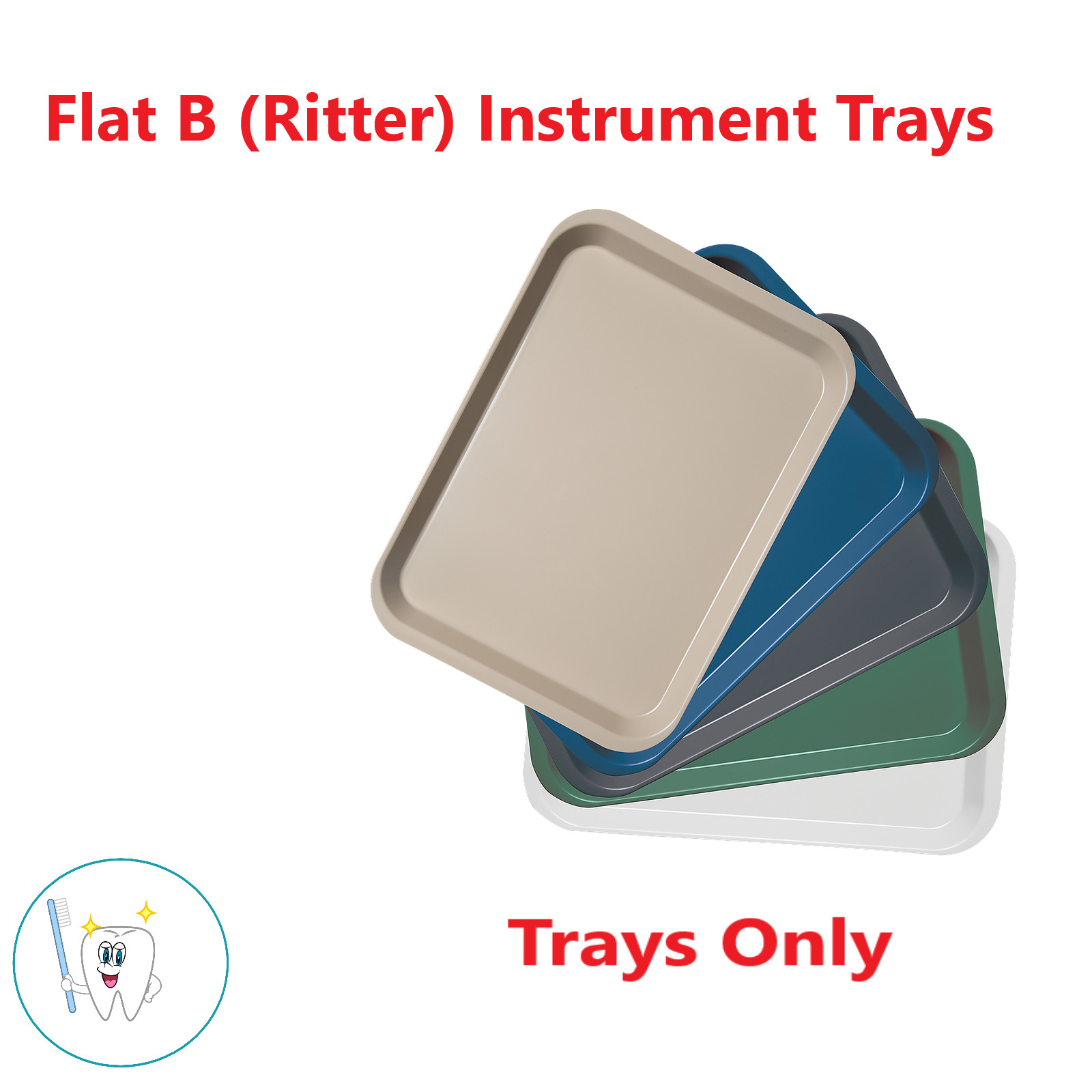 Dental Medical Chromed Steel Instrument Tray Rack 8 for Size B Trays Or B Trays