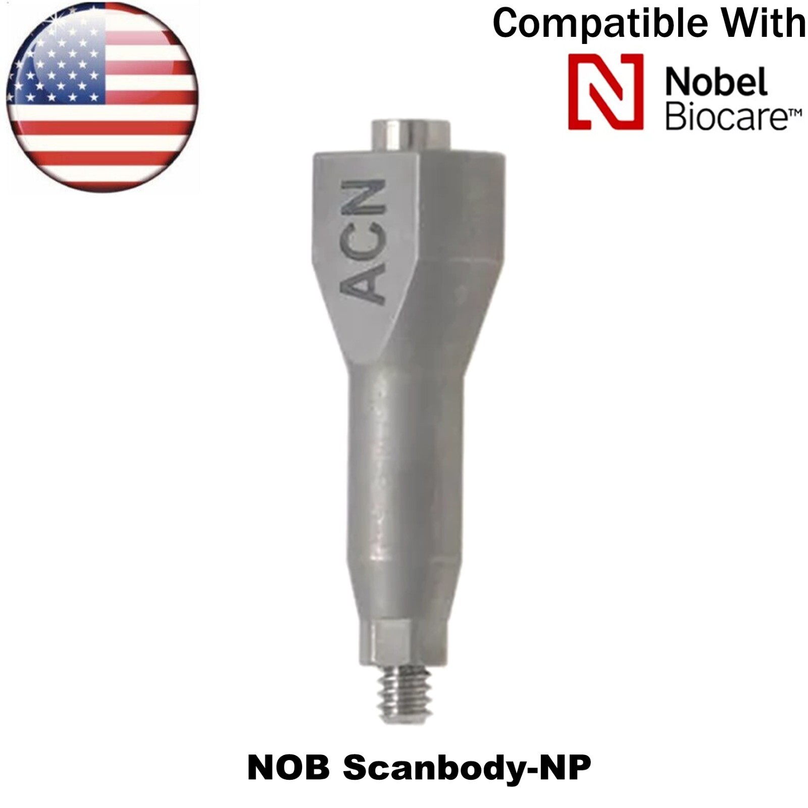 US Dental CAD/CAM Implant Scan Body Analog fit Hiossen Nobel Biocare Straumann