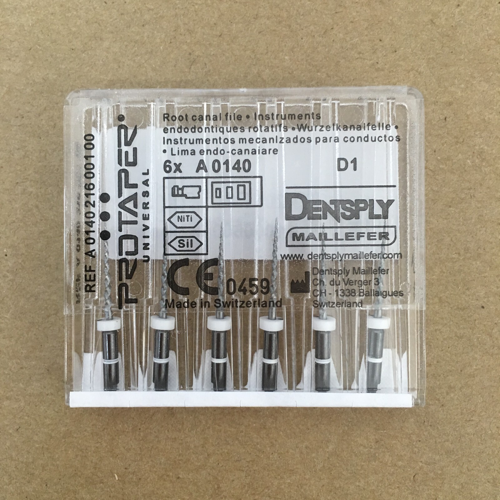 Dental Dentsply ProTaper Universal Rotary Retreatment Files Assorted Pack D1