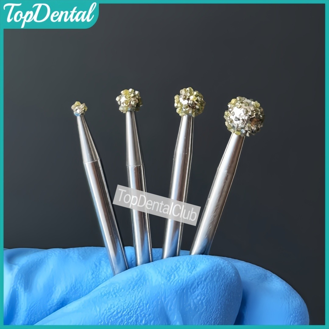 Dental Degranulation Burs Kit Bone Debridement Remove Tissue Debris Remnant Bur
