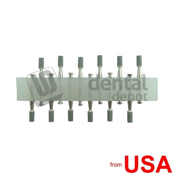 BESQUAL RA CY1 GREEN Mounted Stones – Small Cylinder Shape 12pk – Silicon 102802
