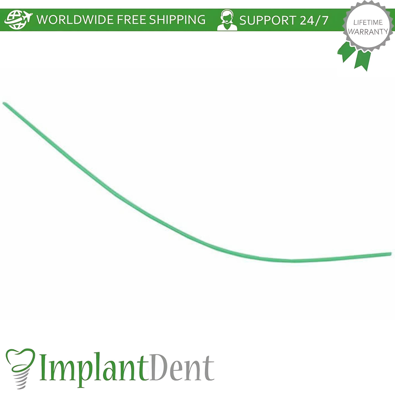 25g Wax Round Dental Sticks Green Ø1.0mm Stable Denture Casting Profiles