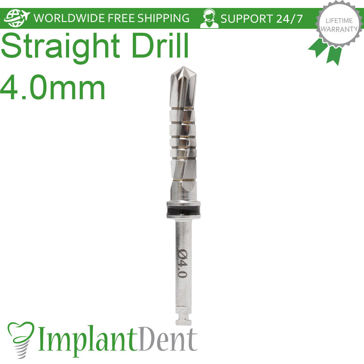 Dental Straight Drills 16mm External Irrigated & Marking Drill 1.9mm Tool