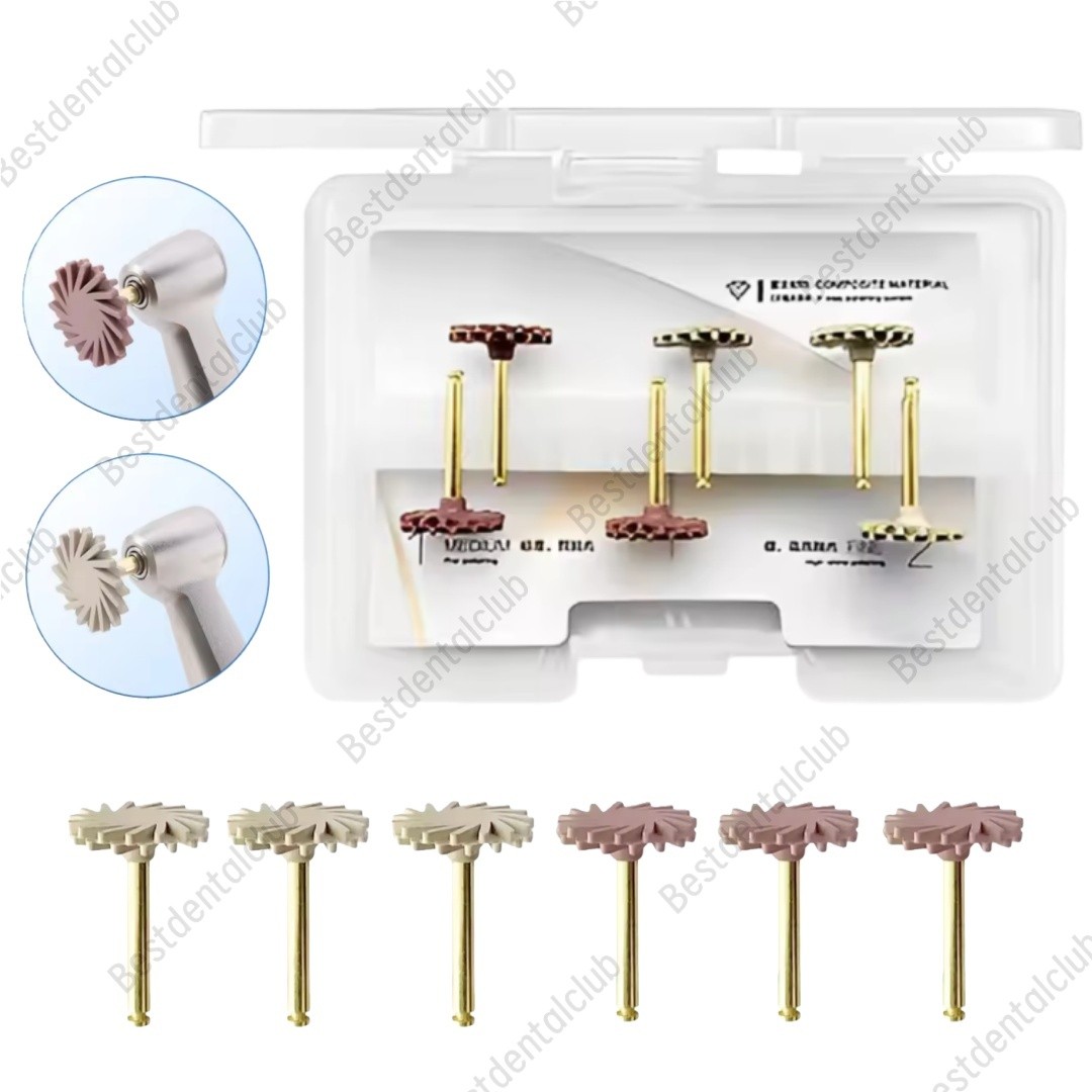 Dental Plus Twist Diamond Impregnated Polishing 2Step Composite Polisher Fit EVE