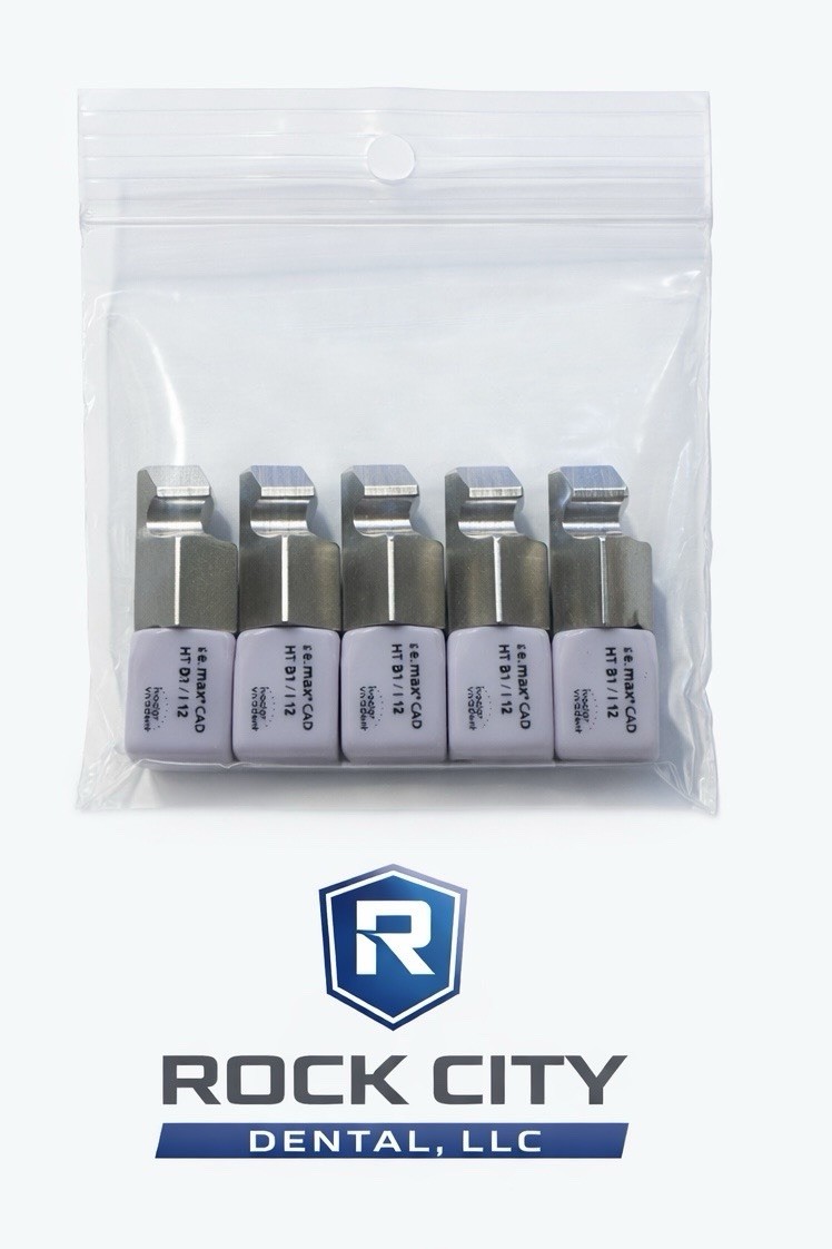 IPS e.max CAD HT Blocks – Mixed Shade Lot (5 Total)