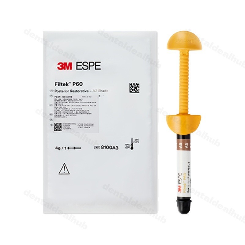 3M ESPE Filtek P60 Posterior Restorative Composite Syringe 4g Dental