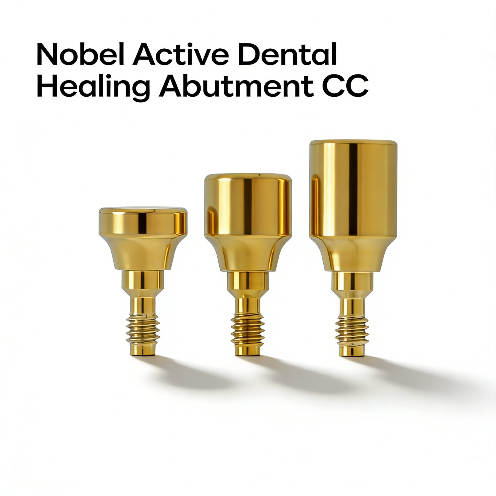 US Dental Nobel Healing Abutment 3.6/5.0/6.0mm & 3/5/7mm Height NP/RP Compatible