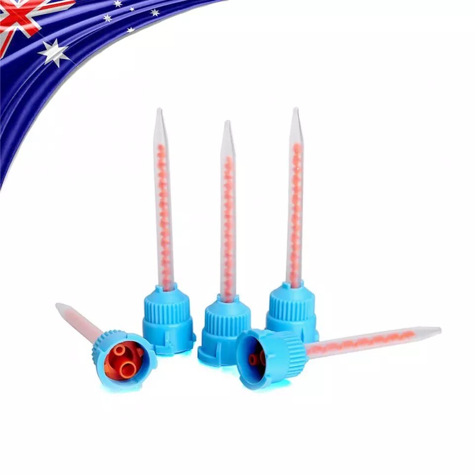 50 BLUE / Orange Integrity Luxatemp Protemp Temp C&B MIXING TIPS10:1/4:1mix tips