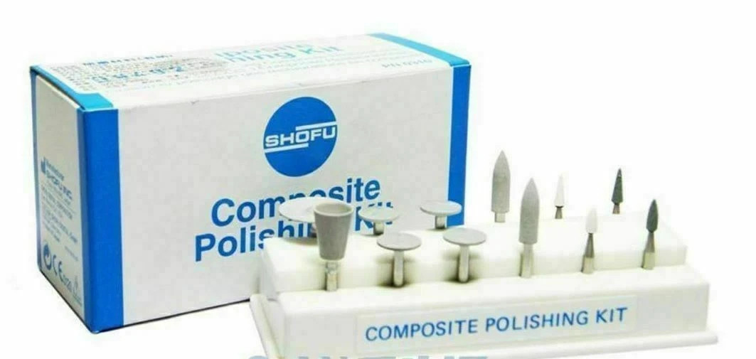 Shofu Composite Polishing CA Kit (PN 0310) 12pcs kit Dental worldwide Free Ship