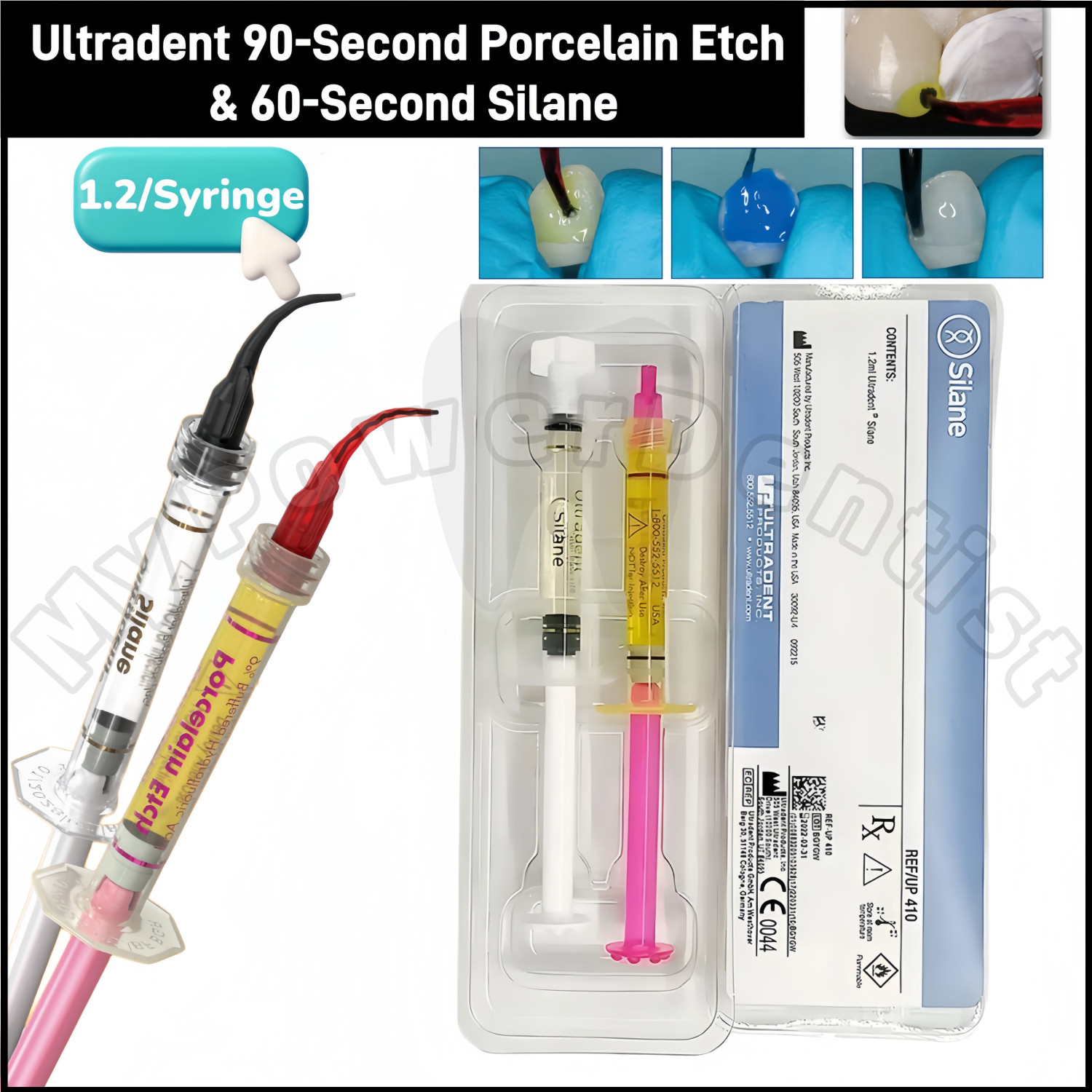 Dental All-Ceramic Acid Coupling Agent Porc Etching Agent White Teeth Restora