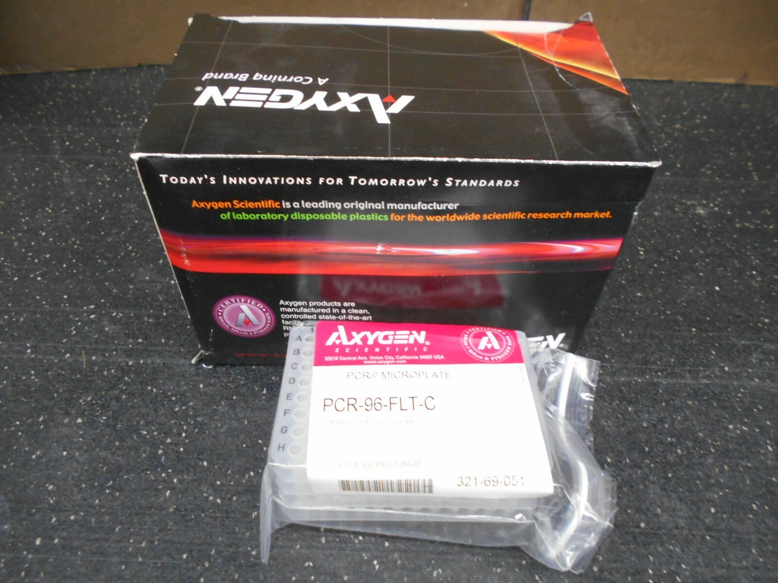 AXYGEN 96 WELL PCR MICROPLATES PCR 96 LP FLT C LOW PROFILE BOX OF 20