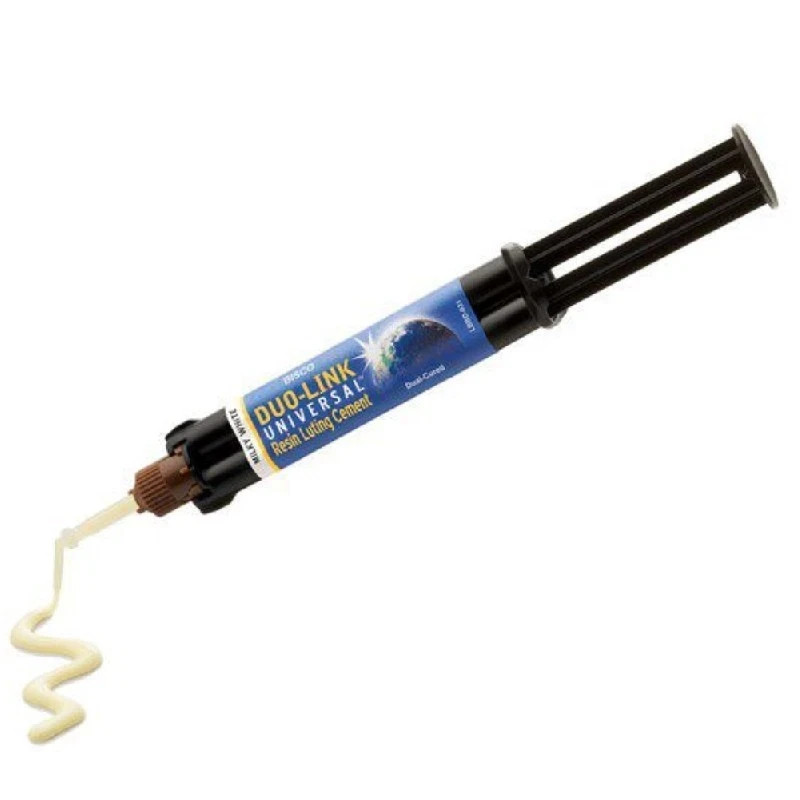 Dental DUO LINK Luting Cement 8gm SyrUNIVERSAL Dual Cured Automix Resin FREE SHI