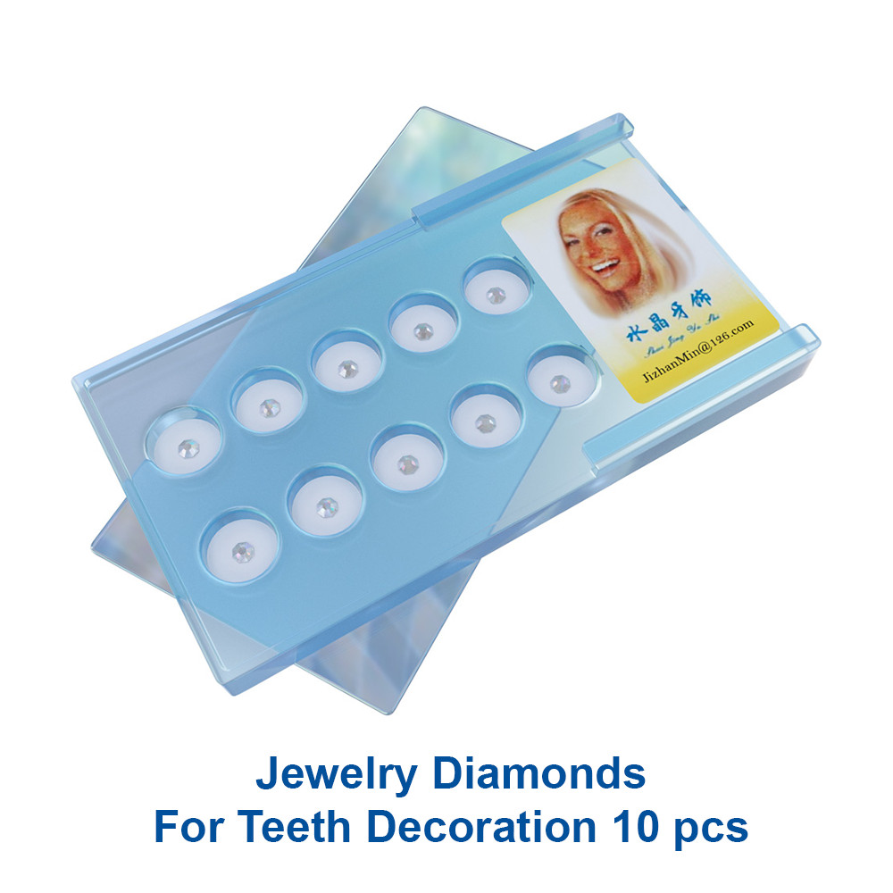 Dental Jewelry Diamonds Crystal For Teeth Decoration, 10 pcs In A Package