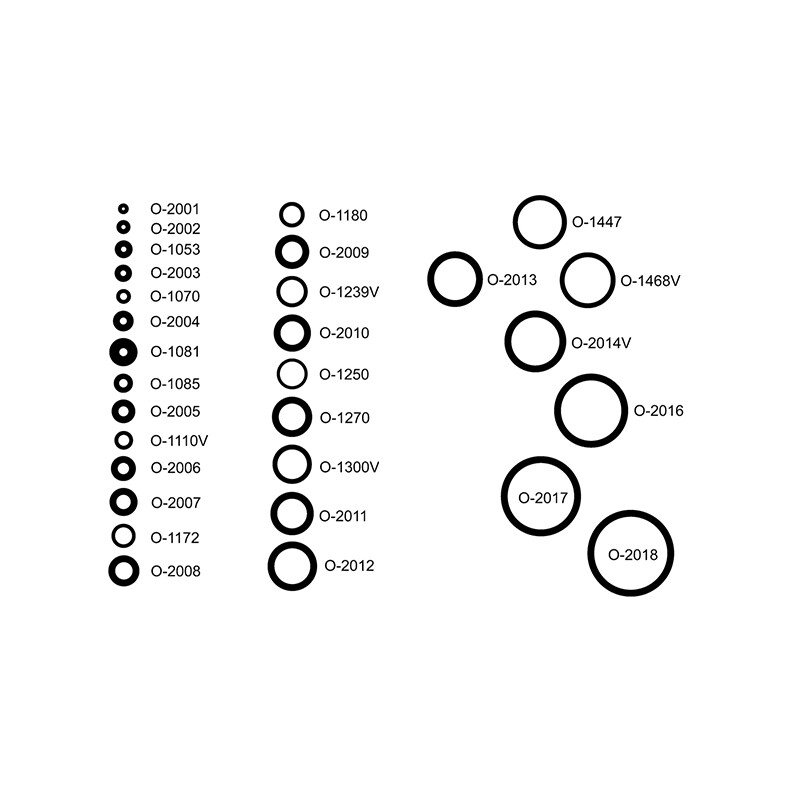 Parts Warehouse O-ring Packages (Multi Pack) for Dental, Medical, Vet