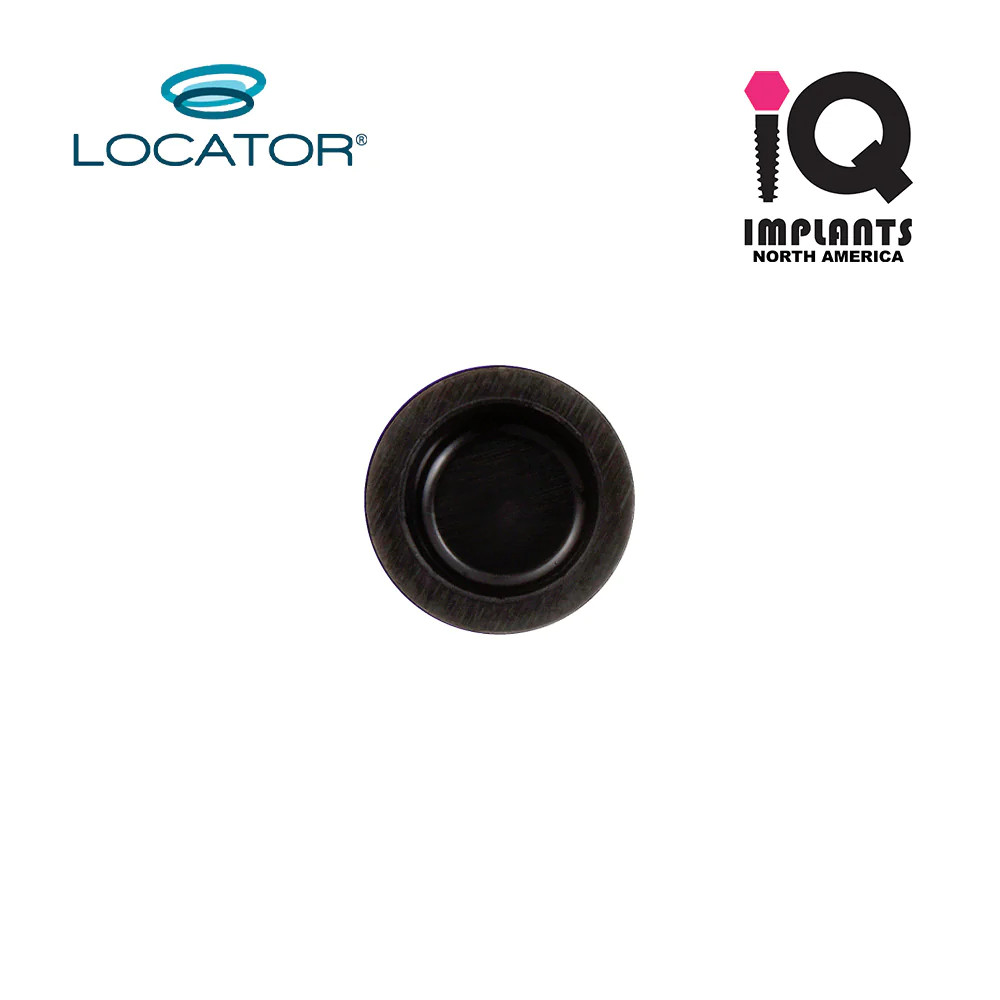 Zest Locator Genuine Processing Retention Replacement Inserts Caps Black (20 pk)