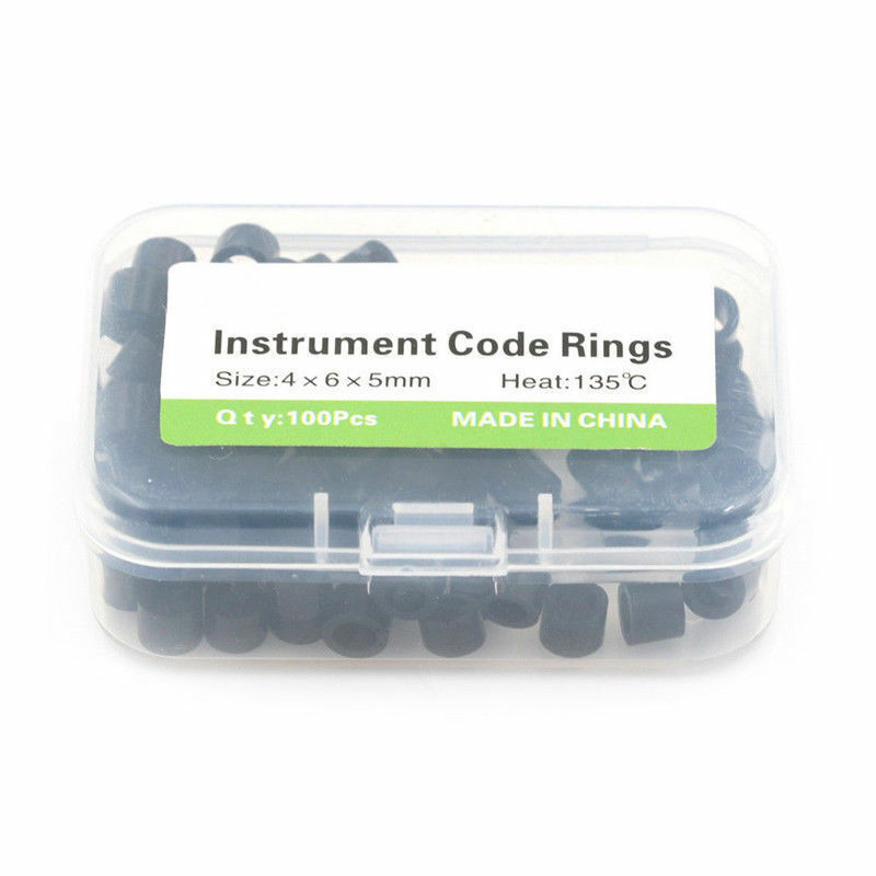 Dental Silicone Instrument Color Mark CODE RING Bands Autoclavable Large 6mm