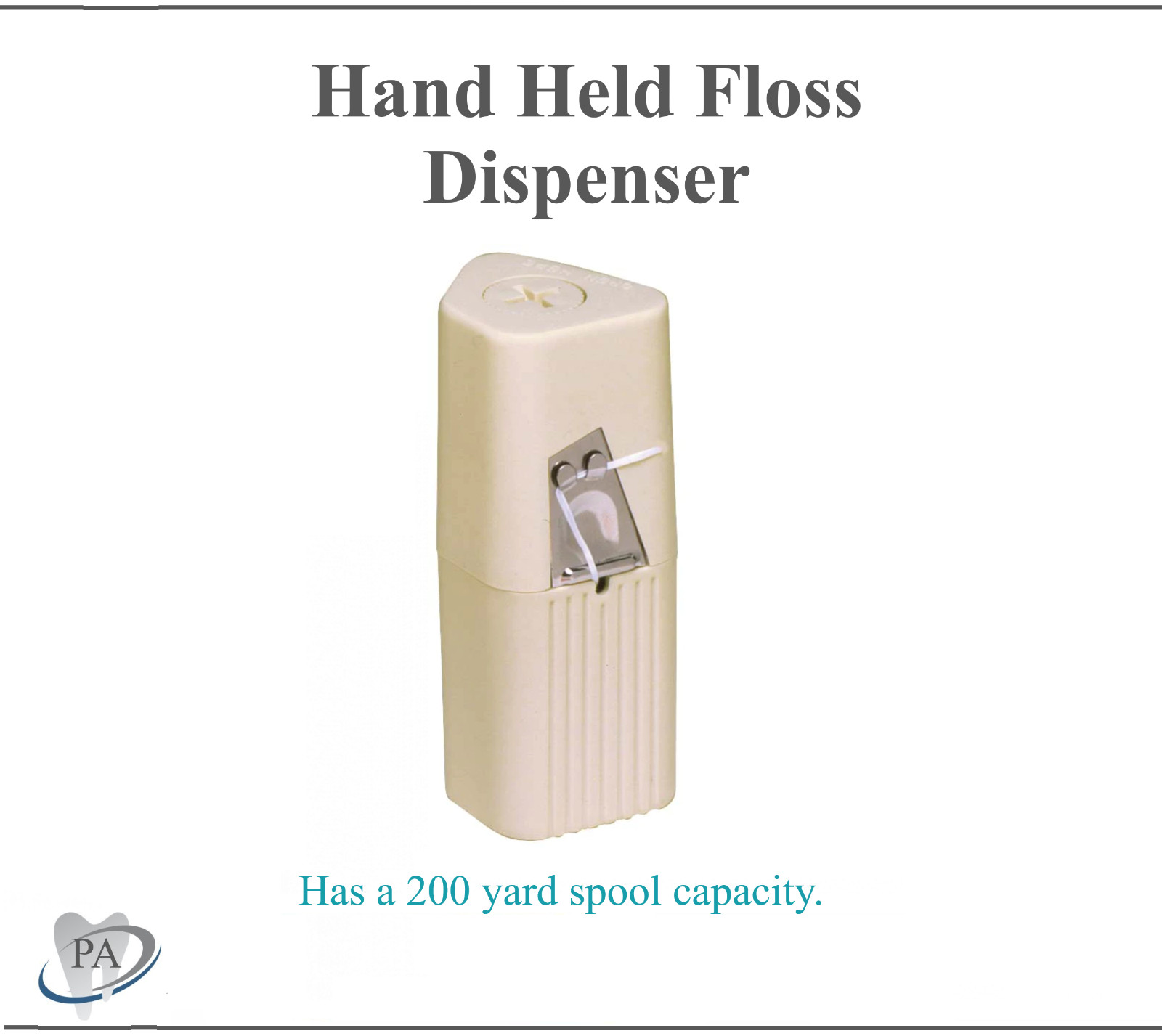 1 x Genuine J & J FLOSS DISPENSER FOR PROFESSIONAL SIZE 200 YD. REFILL 2736 USA