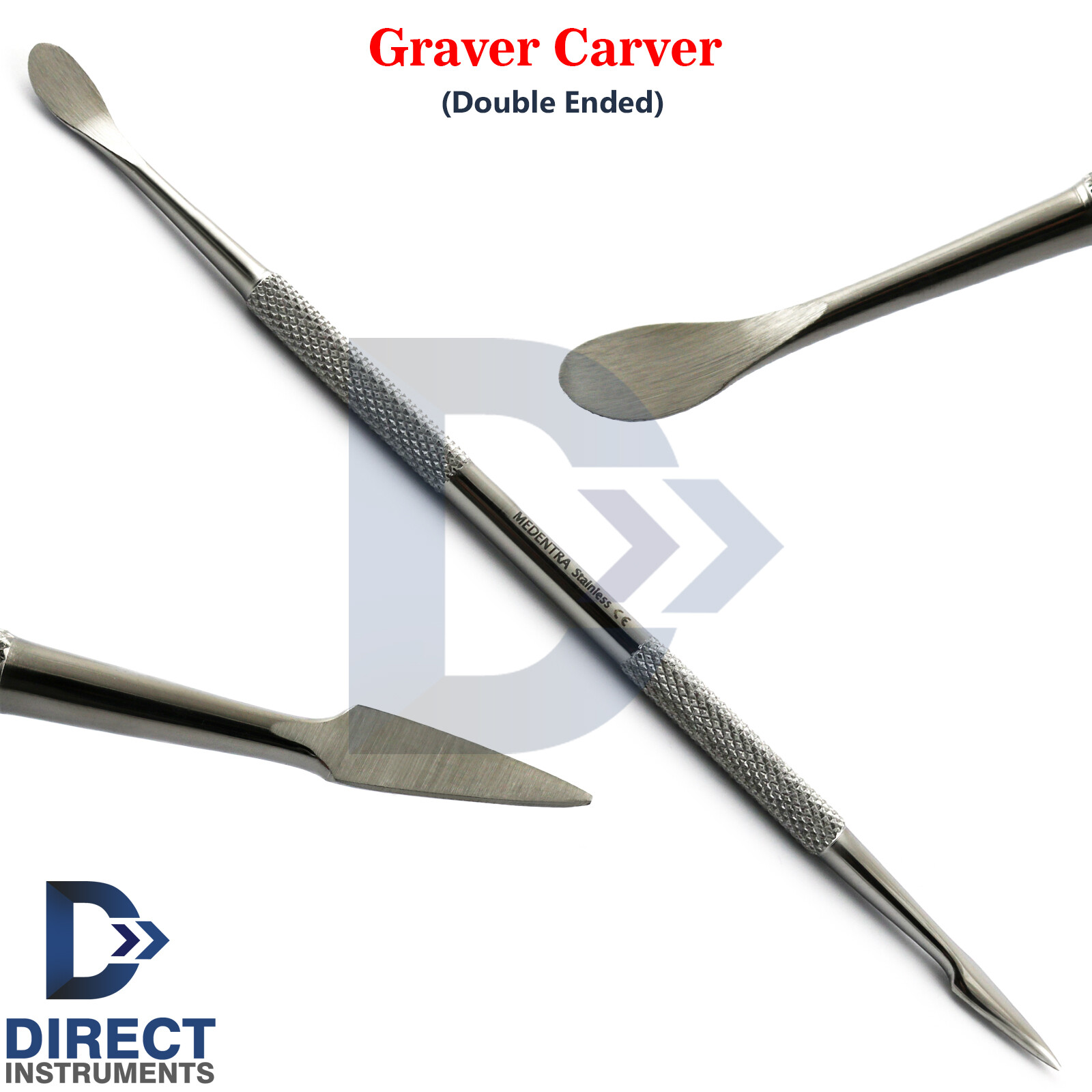 4Pcs Set Dental Wax Carver Vehe Lecron Zahle Graver Carving Knife Sculpting Lab