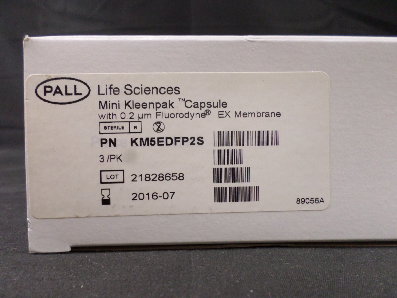 PALL 0.2µm Fluorodyne EX EDF Membrane Mini Kleenpak Capsule Filter (3/Pack)
