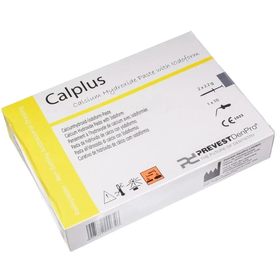 Prevest DenPro Calplus Calcium Hydroxide Paste With Iodoform 4 x 2gm (Free Ship)