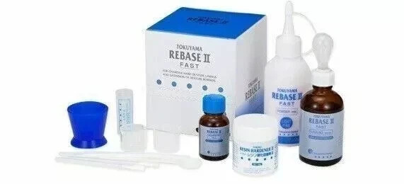 Fast Dental Chairside Hard DentureTOKUYAMA REBASE II Reline Material (FREE SHIP