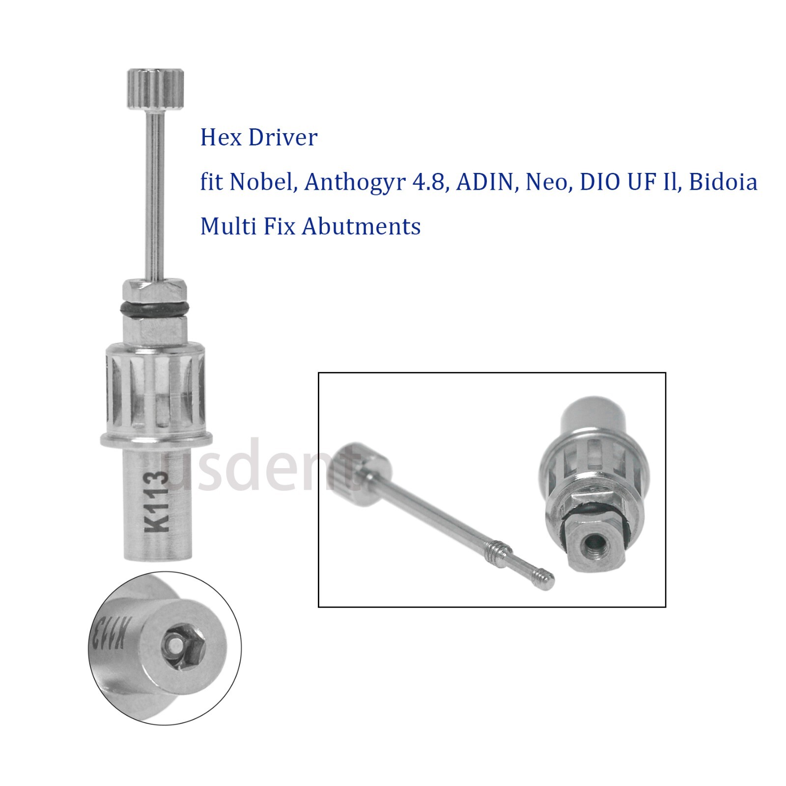 Dental Screwdriver Multi-unit fit Nobel Biocare NEO Abutment Driver Manual Lock