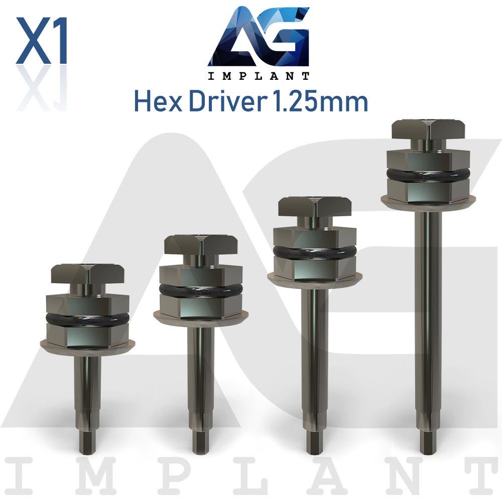 Hex Driver 1.25mm Manual Screwdriver Abutment Tool For Dental