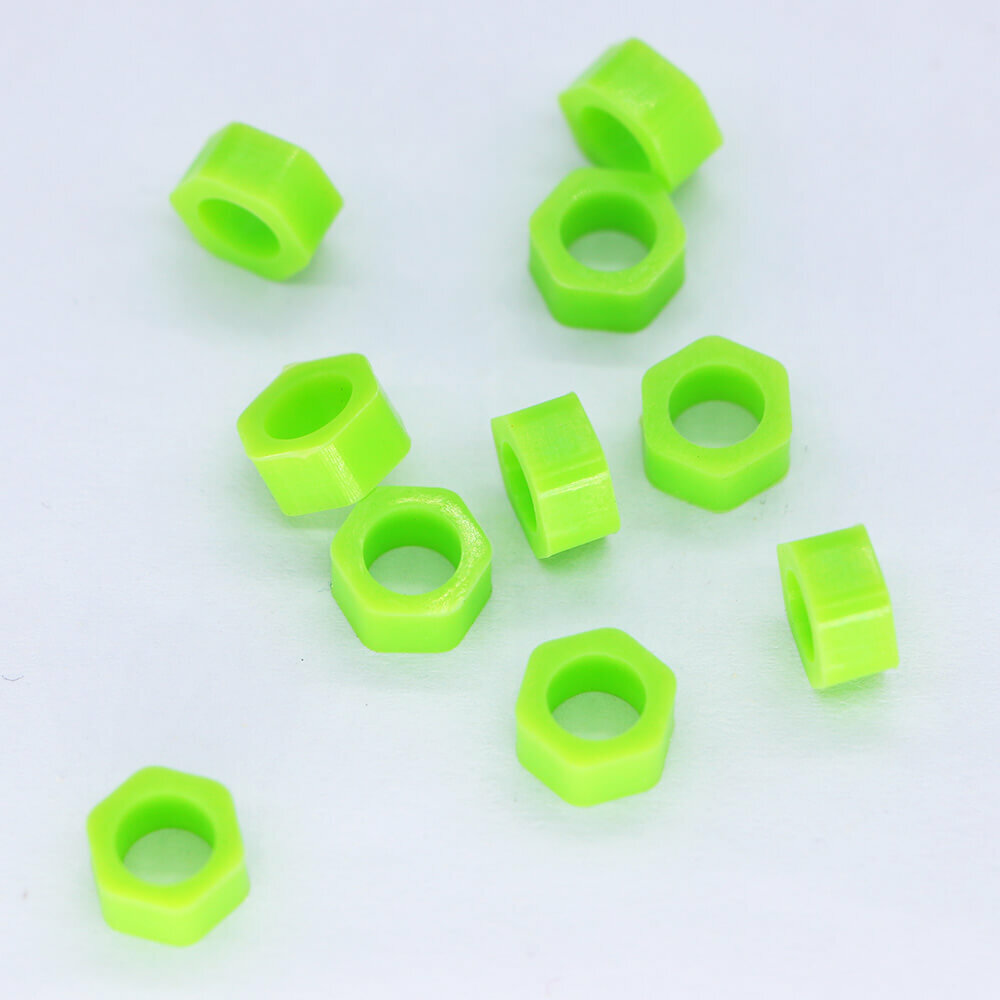 100Pcs Dental Hygienist Autoclavable Color Code Ring Silicone Rubber Small Size