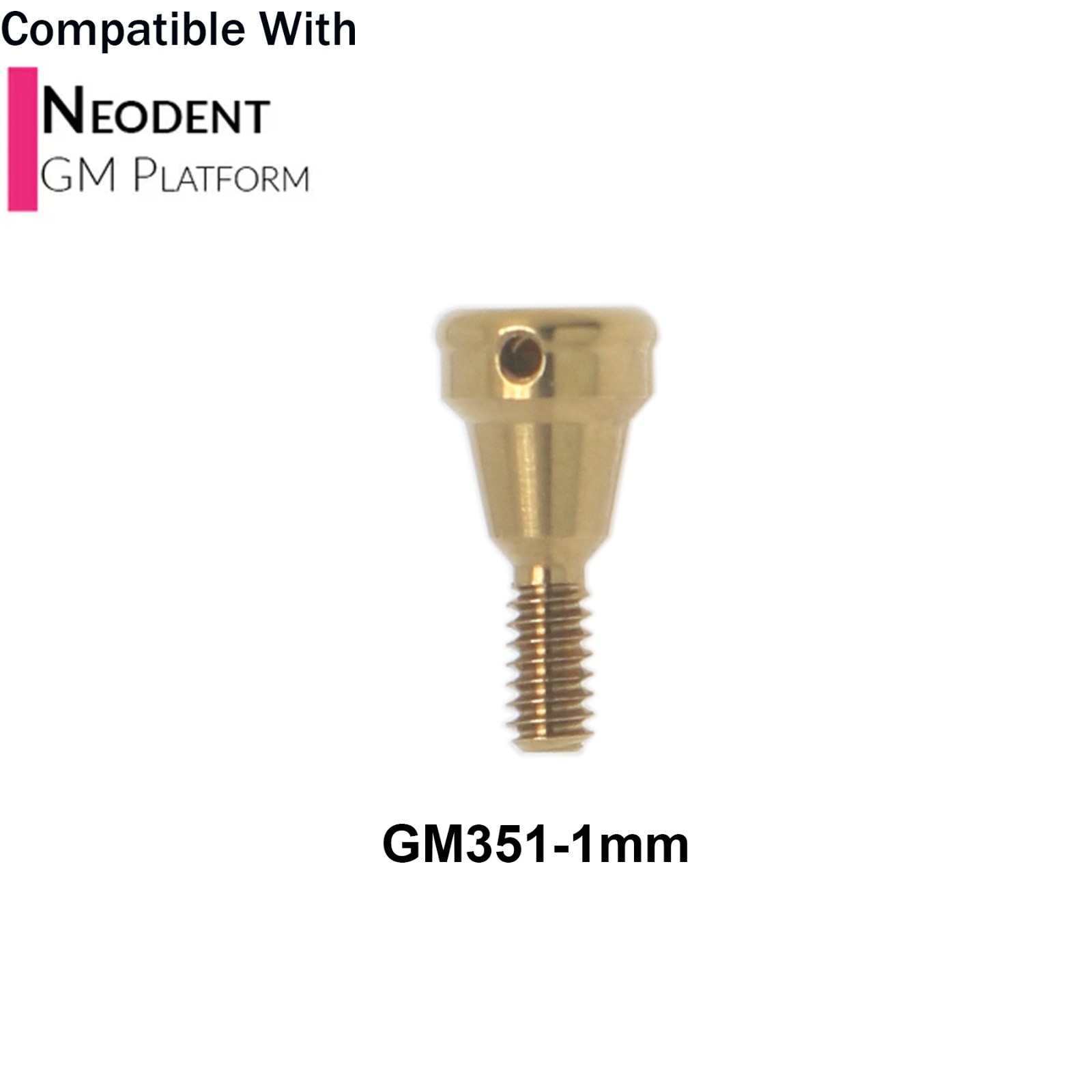 For NEODENT GRAND MORSE Overdenture Abutment Removable Anchor GM 1-6mm GH