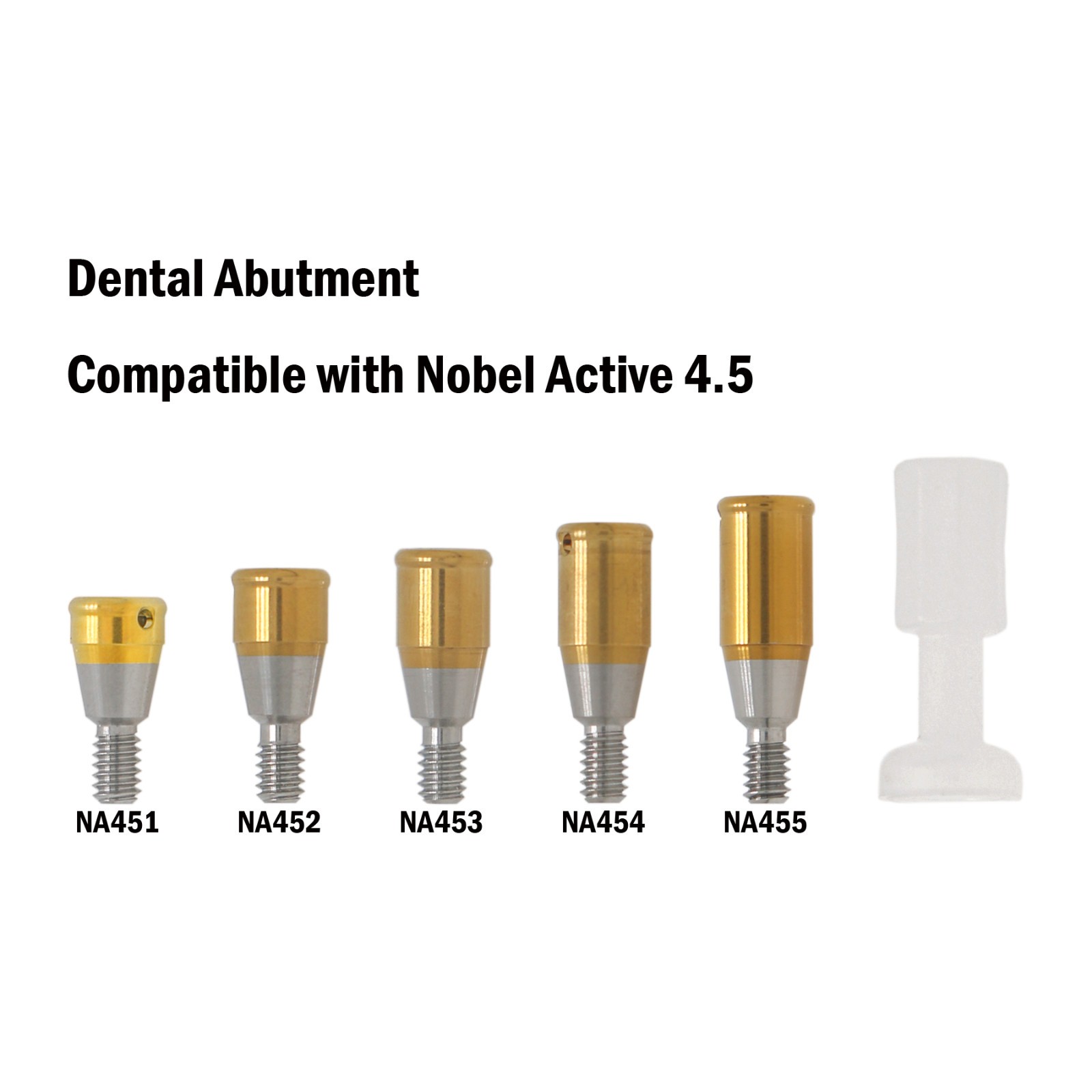 US Nobel Biocare Locator Abutment Conical connection Nobel Active RP Fits 1-5mm