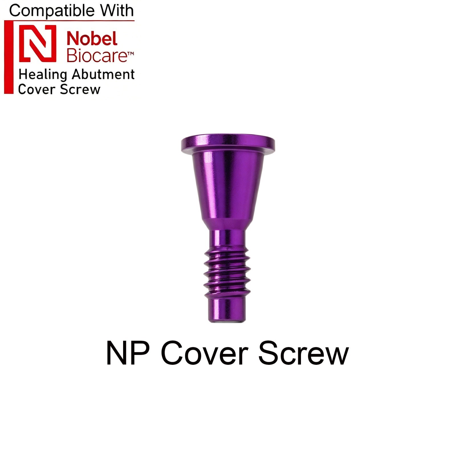 US 5Pcs Dental Healing Abutment ∅3.6 ∅5.0 ∅6.0 Fit Nobel Active Biocare NP/RP