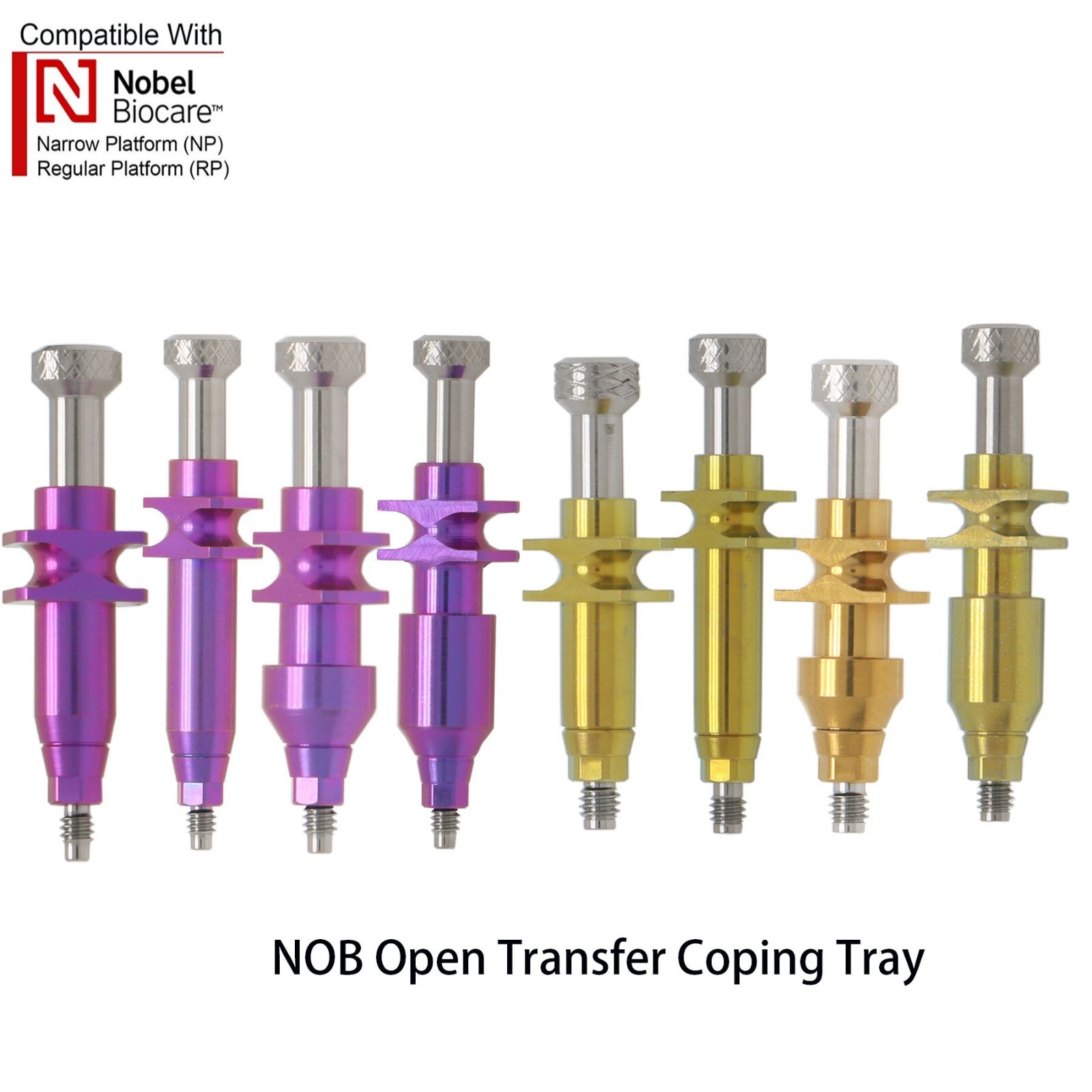 US Dental Nobel Conical Connection Impression Coping Open Tray NP/RP Ø3.6/5.0mm