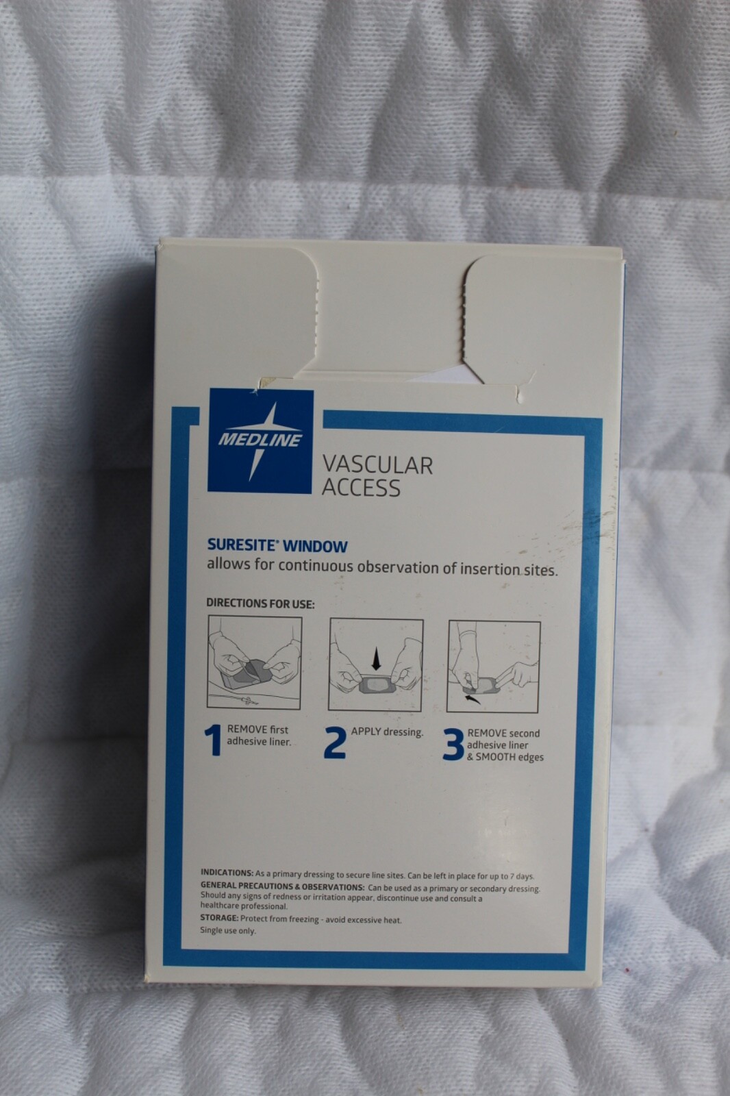 90 MEDLINE MSC2304 STERILE Surest WINDOW Transparent Film Dressing, 4X4.5″