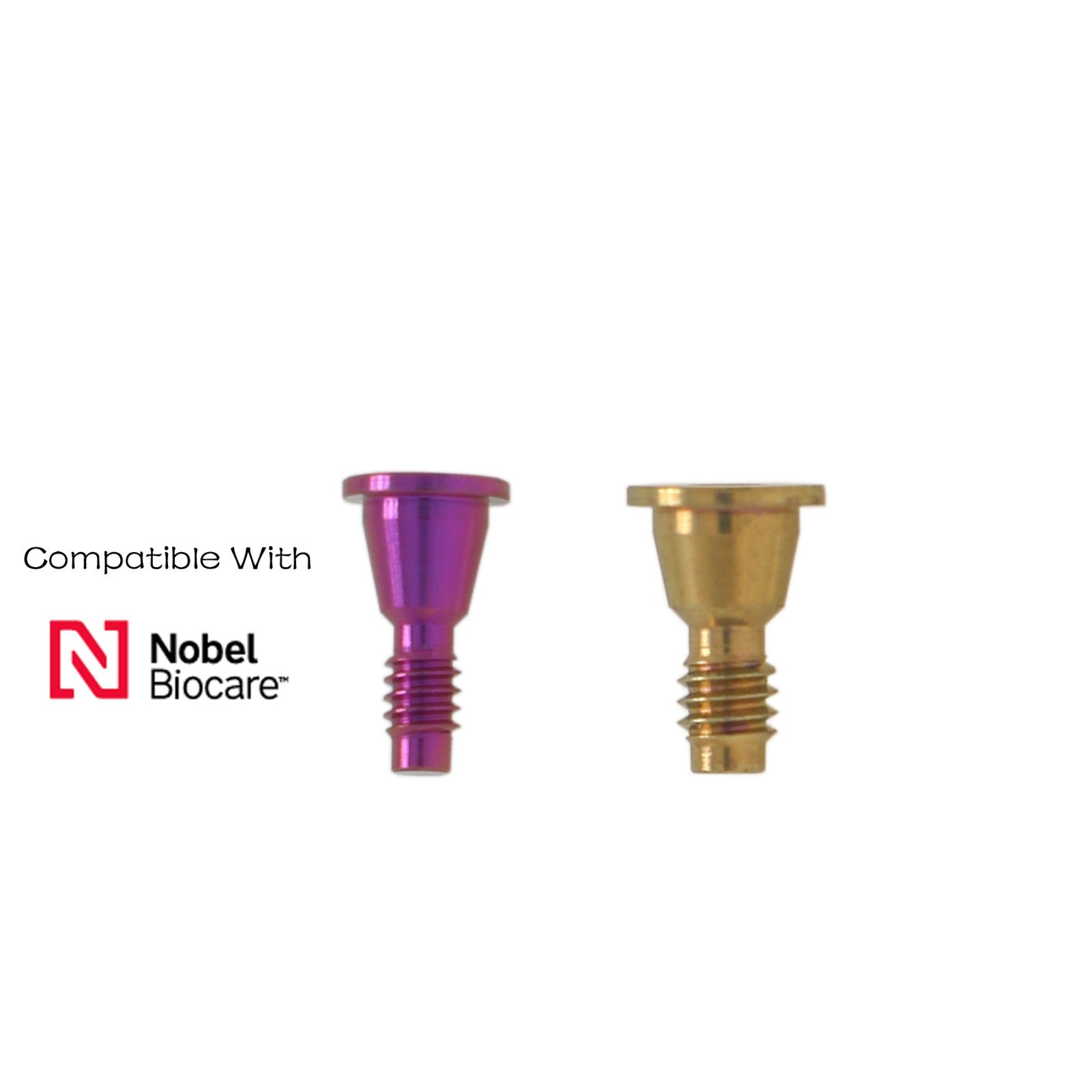 US Dental Nobel Healing Abutment 3.6/5.0/6.0mm & 3/5/7mm Height NP/RP Compatible