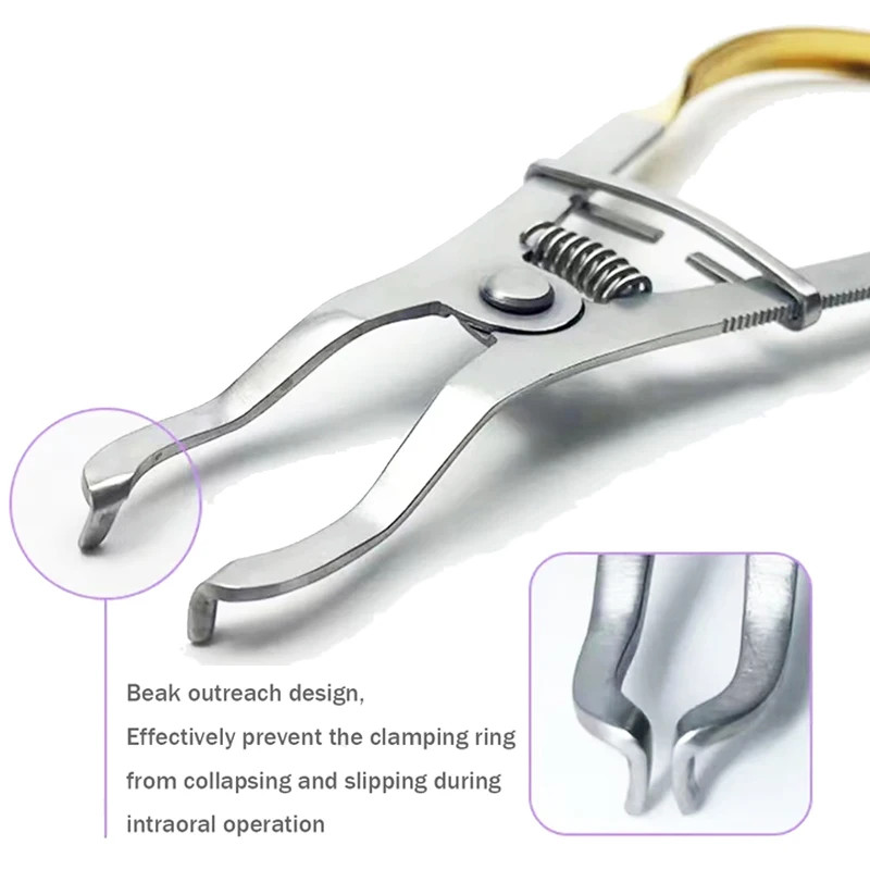 Dental Sectional Contoured Matrice Ring Pliers Matrix Bands Clamp Forcep V3 Type