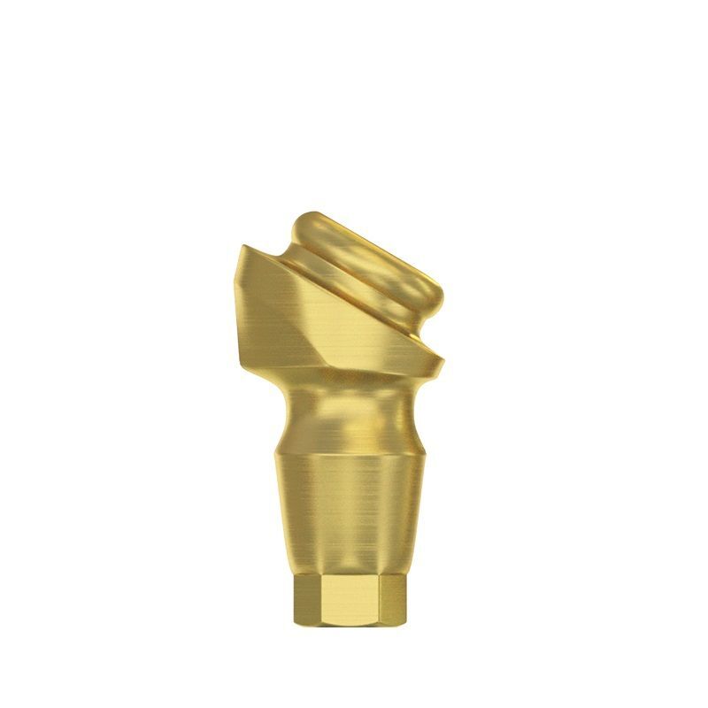 1x Set Abutment Angulated 30° Conical Loc-In Attachment NP Soft Cap