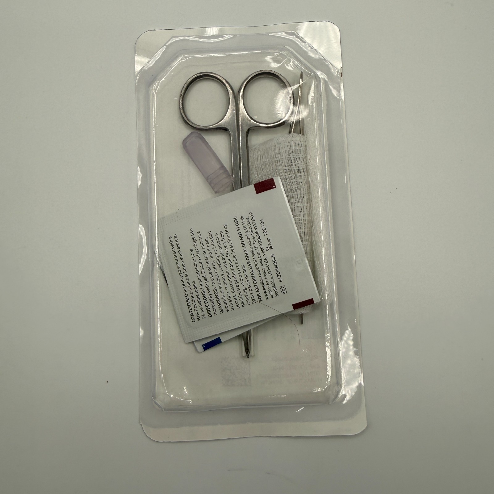 Skin Suture Removal Sterile Tray 1 count Exp. 04/30/27 New & Sealed (A10-54)
