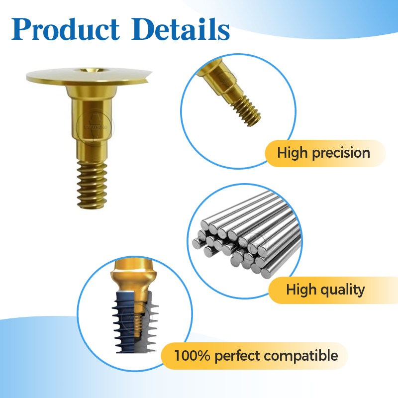 4/6/10/20 Pcs Dental Sinus Lift Temporay Abutment For Straumann RC NC Bone Level