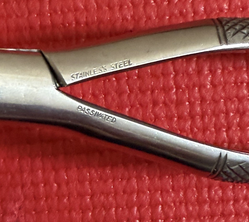 PARKELL CO. Dental EXTRACTION FORCEP NO. 3FS Stainless Steel Made In Germany